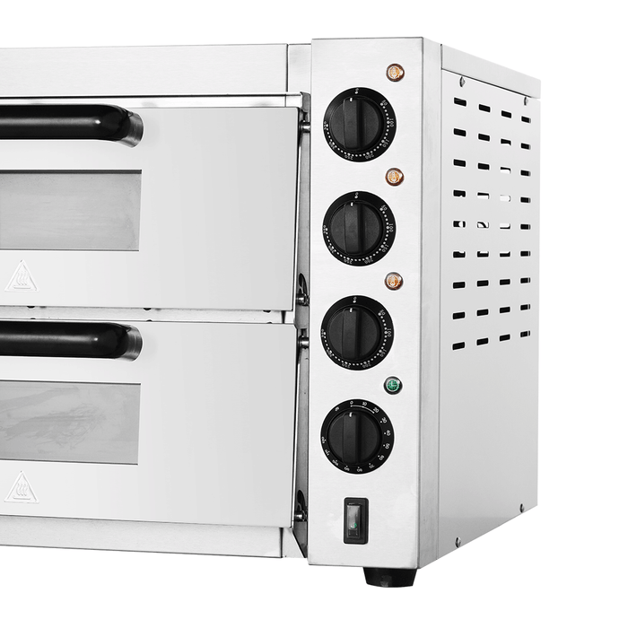Baker Max EP-2T - Countertop Double Deck Electric Pizza Oven, 10A - image 13