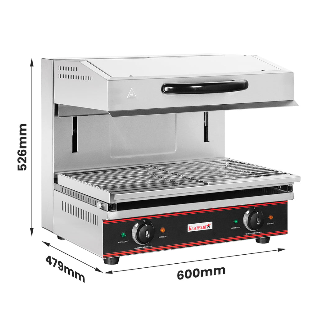 Benchstar ES-4000L - Rise and Fall Electric Salamander, 4kW, 600mm - image 2