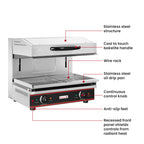 Benchstar ES-4000L - Rise and Fall Electric Salamander, 4kW, 600mm - image 3