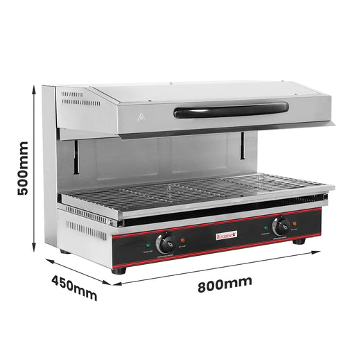 Benchstar ES-5600L - Electric Salamander with Adjustable Height, 5.6kW, 800mm - image 2