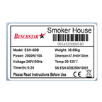 Benchstar ESH-8DB - Electric Smokehouse and Dehydrator, 8 Tier - image 4