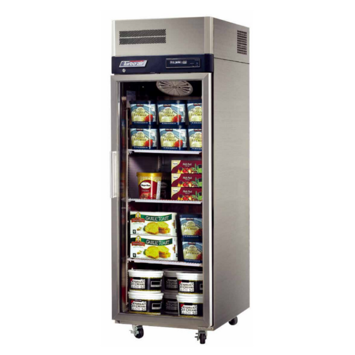 Turbo Air KF25-1G-N - 1 Glass Door Upright Freezer 640mm 574L