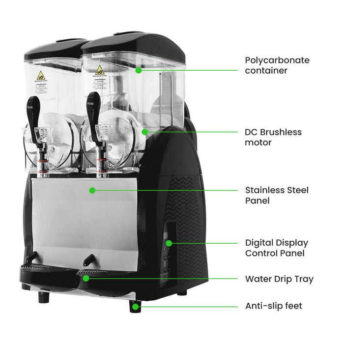 Benchstar FABIGANI-2S - Double 12L Granita and Slushie Machine - image 3