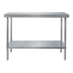 Mixrite WTS624 - Stainless Steel Flat Top Work Bench 2400 x 600mm