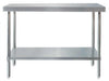 Simco WTS615 - Stainless Steel Flat Top Work Bench 1500 x 600mm