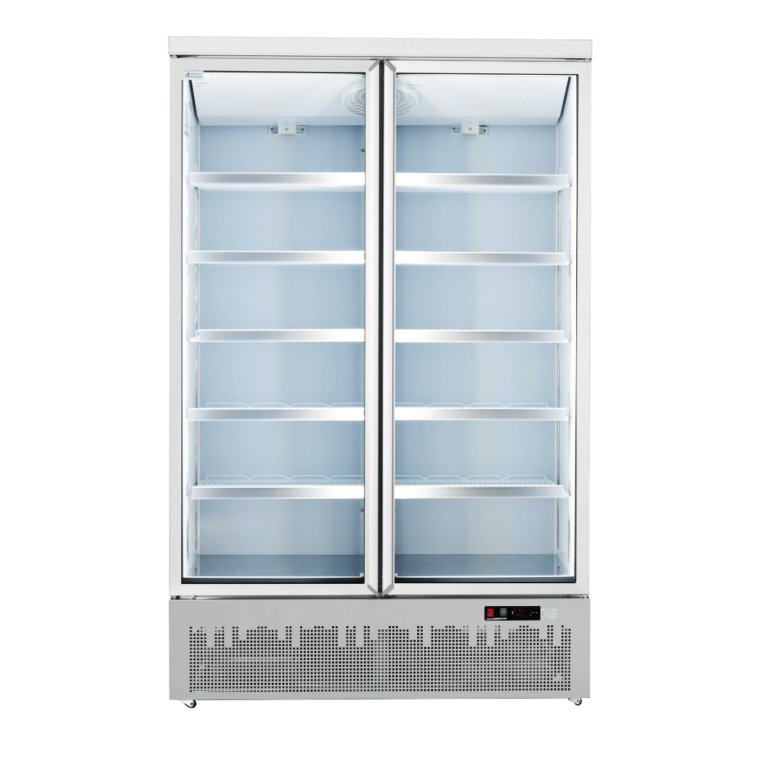 FED Thermaster LG-1000GBM - Double Glass Door Supermarket Display Fridge 1117L