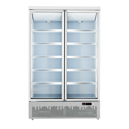 FED Thermaster LG-1000GBM - Double Glass Door Supermarket Display Fridge 1117L