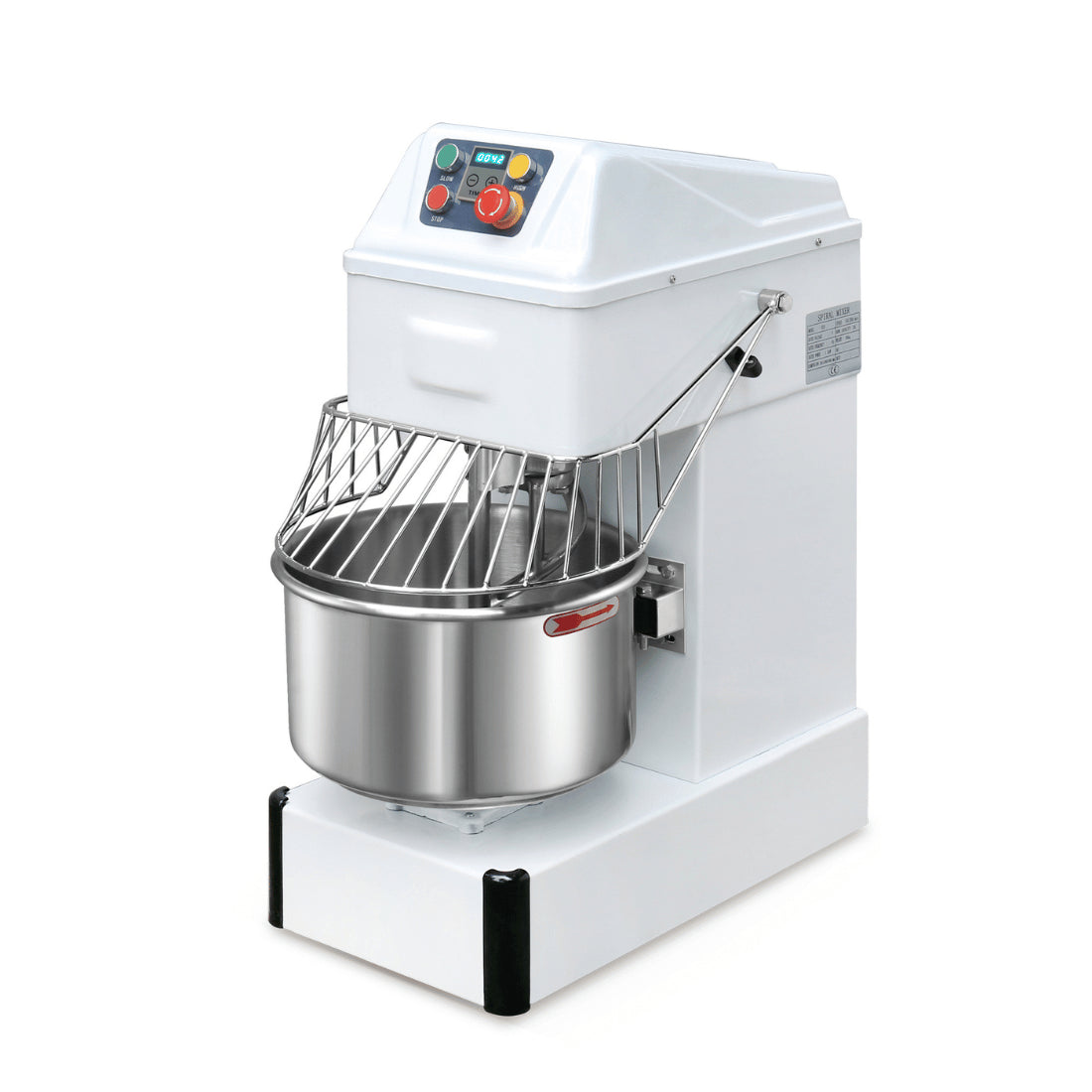 Yasaki FS20M - 21L Spiral Dough Mixer, 8kg Flour, 2 Speeds