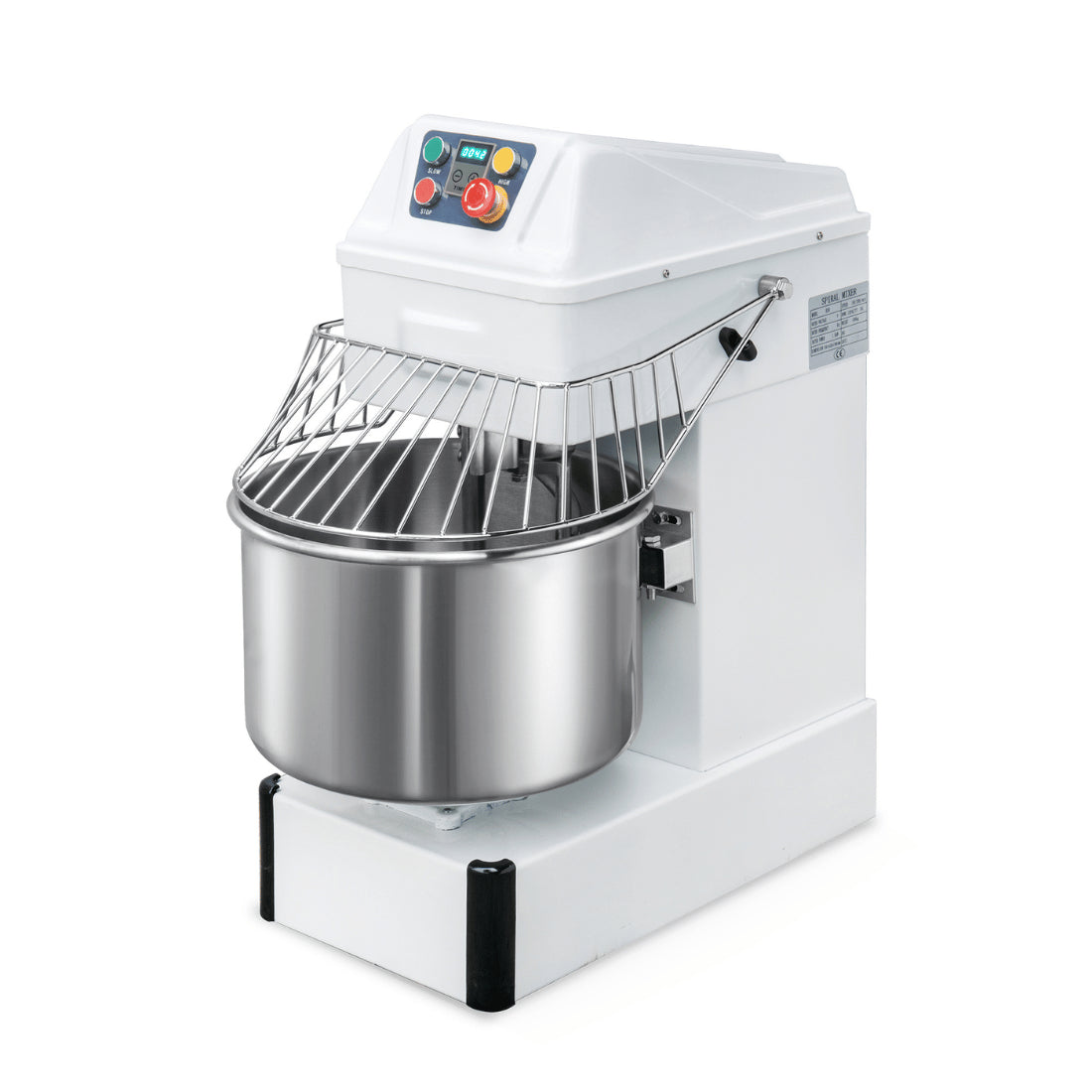 Yasaki FS30M - 35L Spiral Dough Mixer, 12kg Flour, 2 Speeds