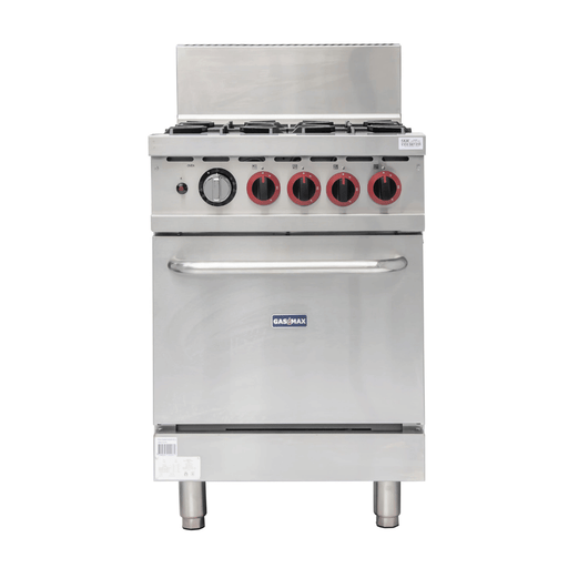Gasmax GBS4TS - 4 Burner Gas Range with Oven and Flame Failure