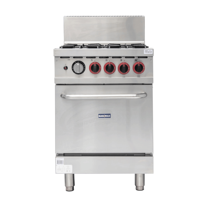 Gasmax GBS4TS - 4 Burner Gas Range with Oven and Flame Failure