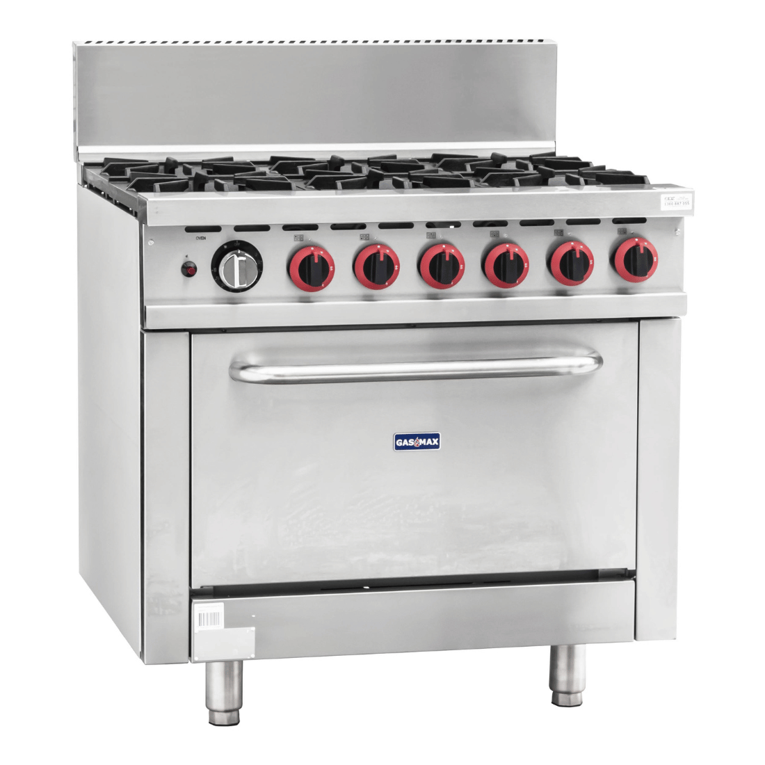 Gasmax GBS6TS - 6 Burner Gas Range with Oven and Flame Failure - image 2