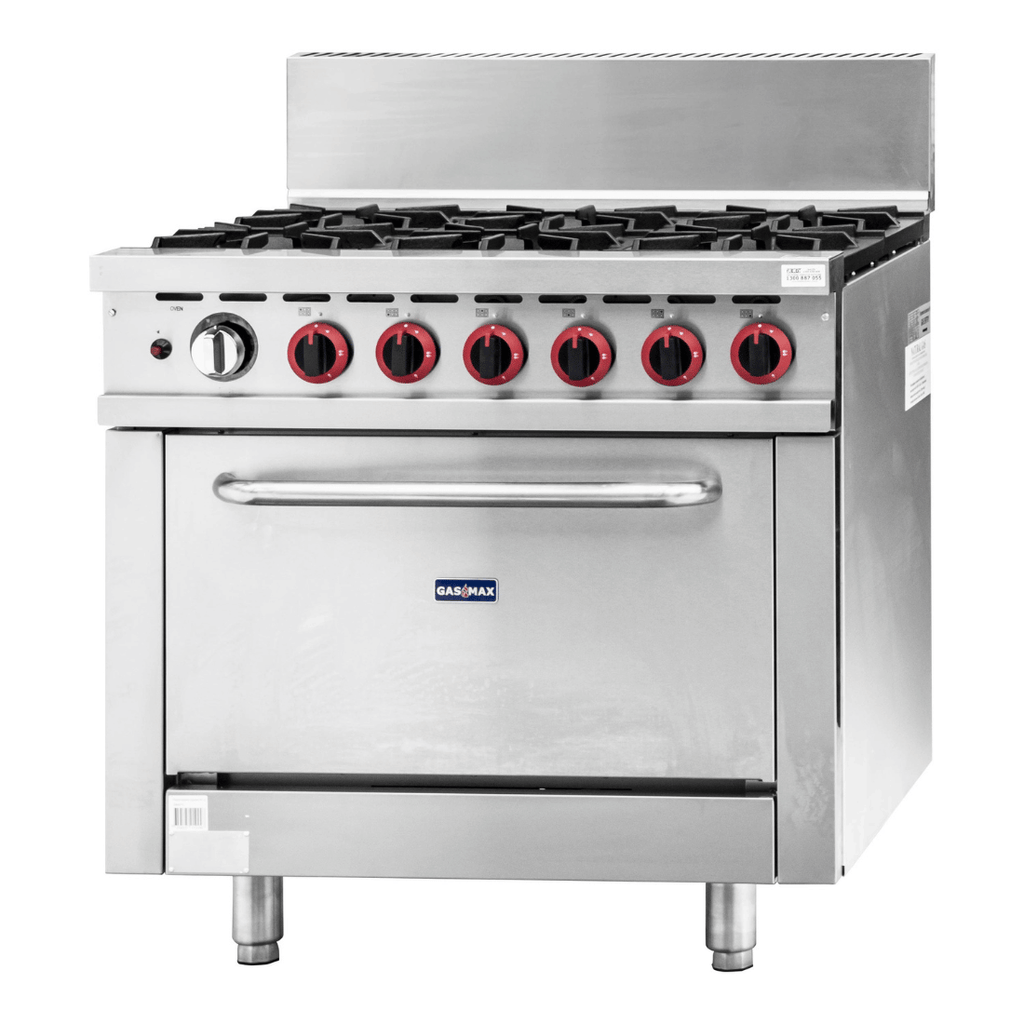 Gasmax GBS6TS - 6 Burner Gas Range with Oven and Flame Failure - image 3
