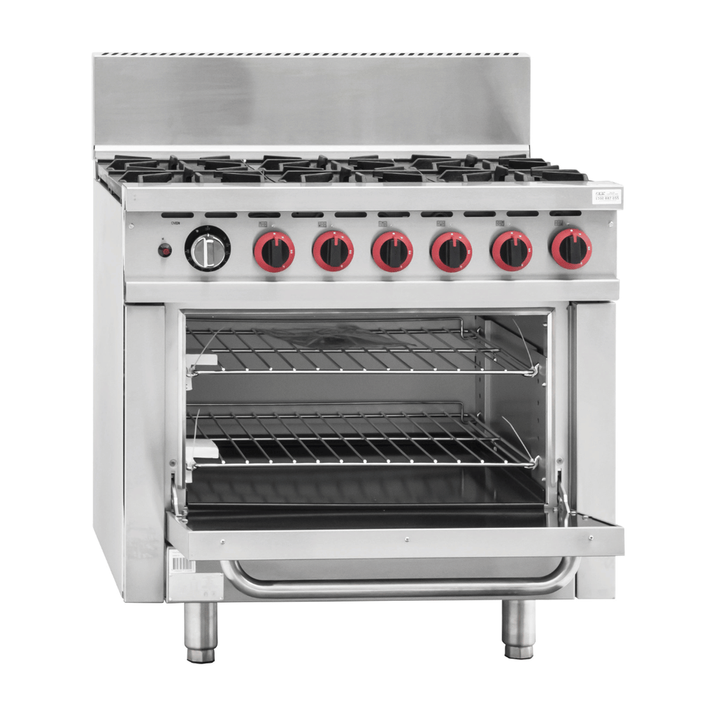 Gasmax GBS6TS - 6 Burner Gas Range with Oven and Flame Failure - image 4