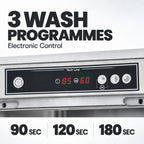 Asber GE-500BDD Tech Line Underbench Dishwasher - electronic control