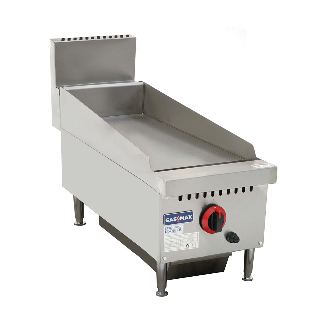 Gasmax GG-12 - 300mm Gas Griddle Top 1 Burner