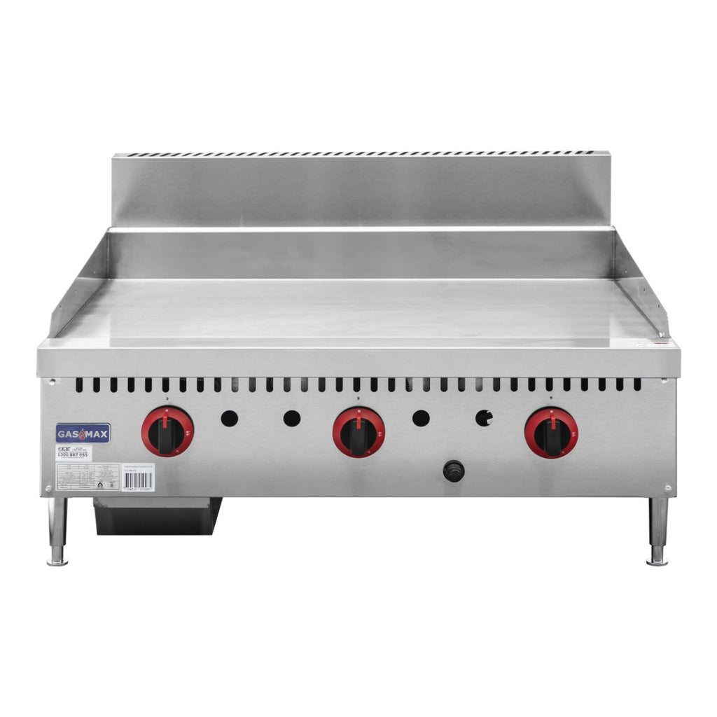 Gasmax GG-36 - 900mm Gas Griddle Top 3 Burner - image 2