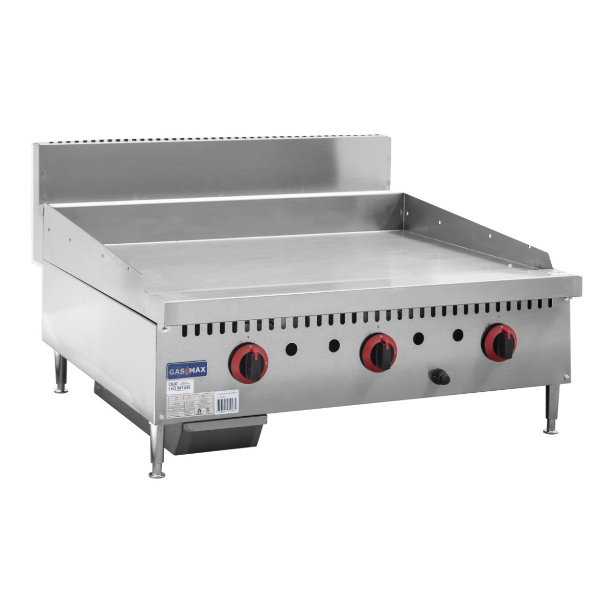 Gasmax GG-36 - 900mm Gas Griddle Top 3 Burner - image 3