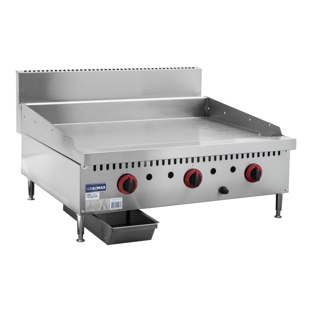 Gasmax GG-36 - 900mm Gas Griddle Top 3 Burner - image 4