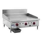 Gasmax GG-36 - 900mm Gas Griddle Top 3 Burner - image 4