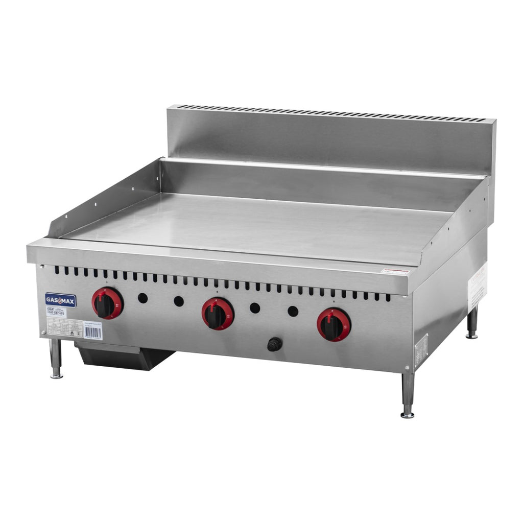 Gasmax GG-36 - 900mm Gas Griddle Top 3 Burner - image 5