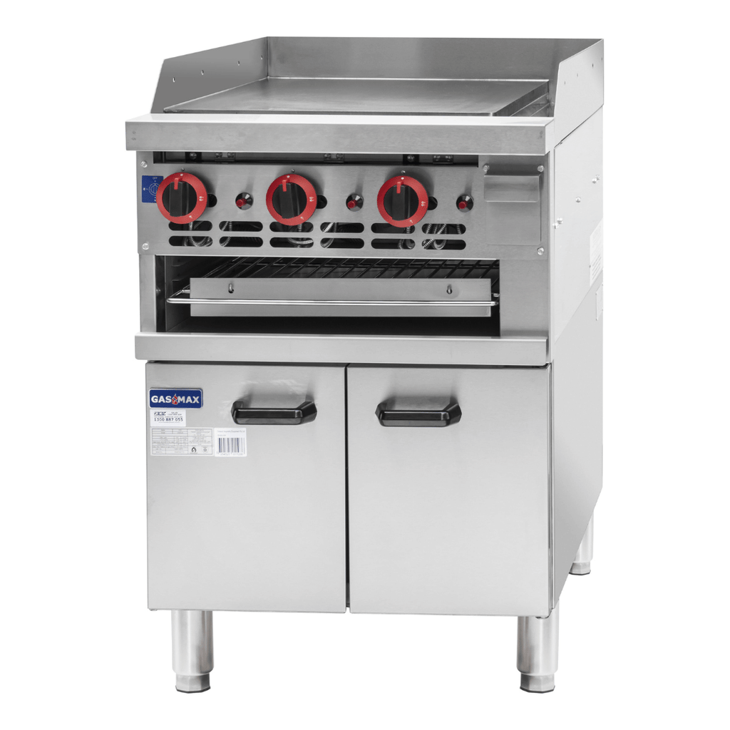 Gasmax GGS-24 - 600mm Gas Griddle and Toaster with Cabinet - image 2