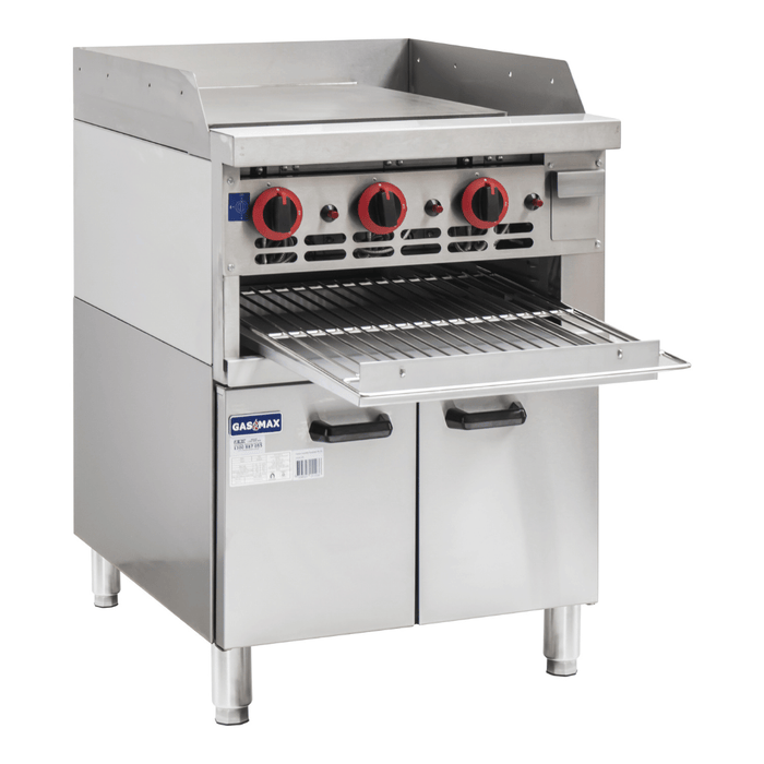 Gasmax GGS-24 - 600mm Gas Griddle and Toaster with Cabinet - image 3
