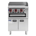 Gasmax GGS-24 - 600mm Gas Griddle and Toaster with Cabinet
