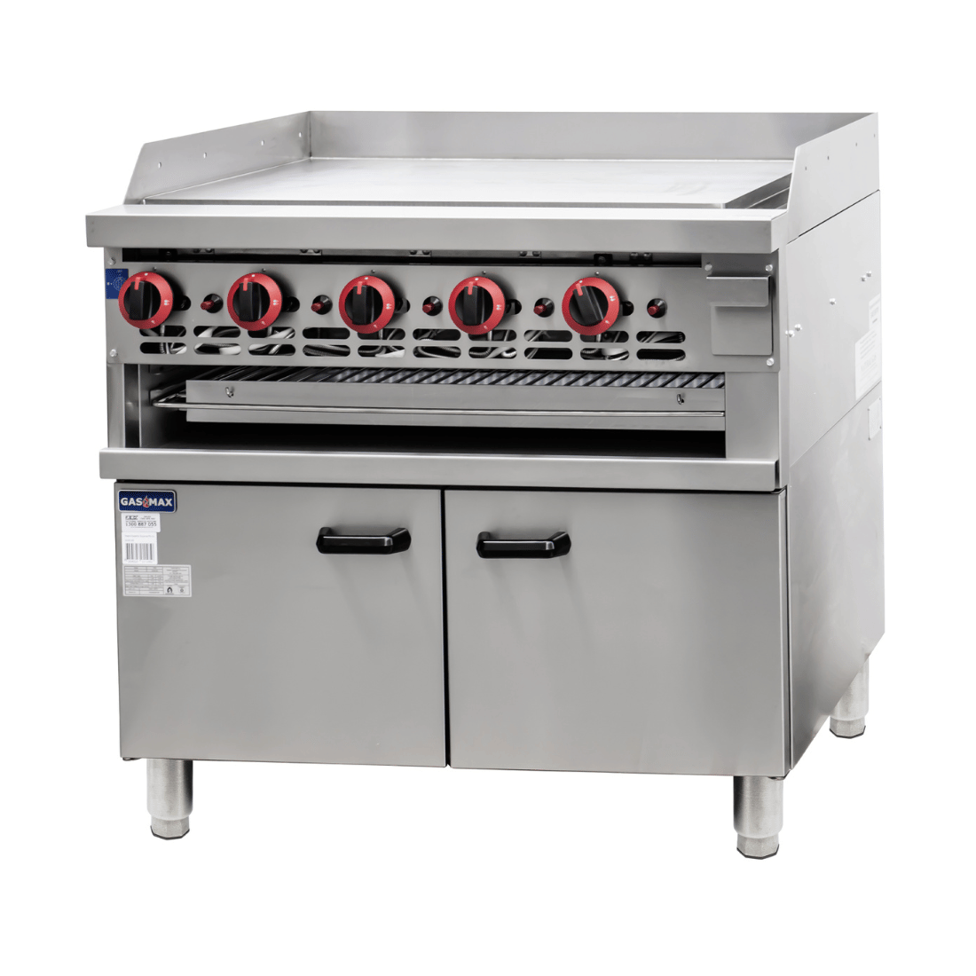 Gasmax GGS-36 - 900mm Gas Griddle and Toaster with Cabinet - image 2
