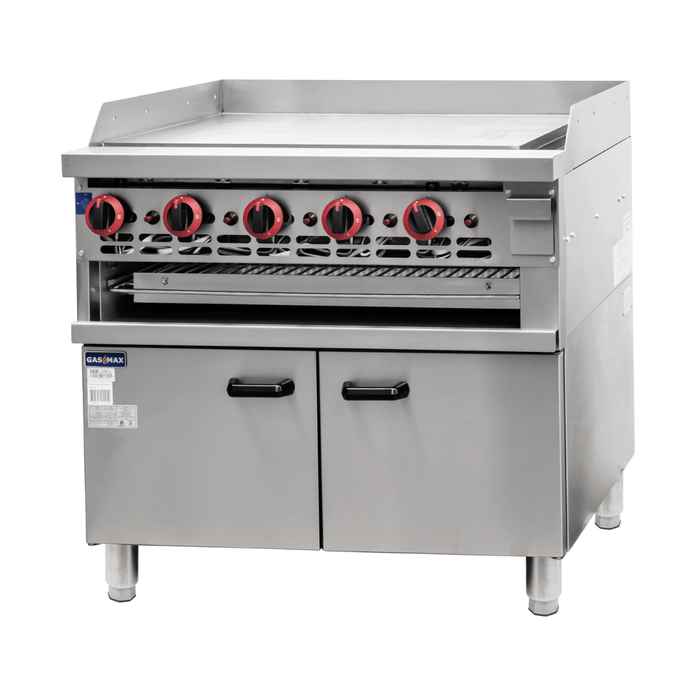 Gasmax GGS-36 - 900mm Gas Griddle and Toaster with Cabinet - image 2
