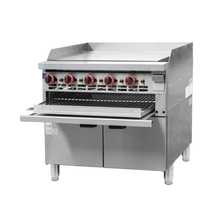 Gasmax GGS-36 - 900mm Gas Griddle and Toaster with Cabinet - image 3