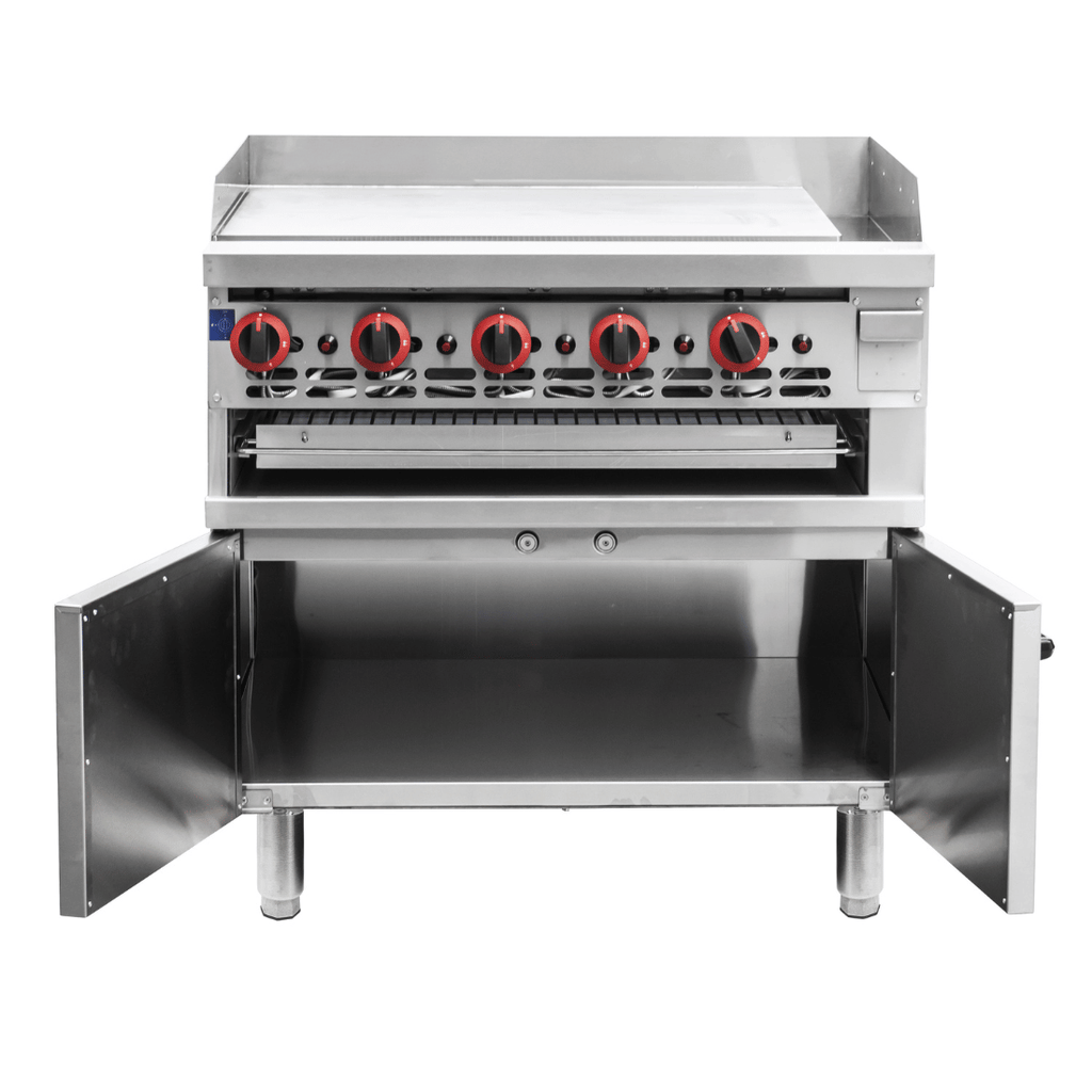Gasmax GGS-36 - 900mm Gas Griddle and Toaster with Cabinet - image 4