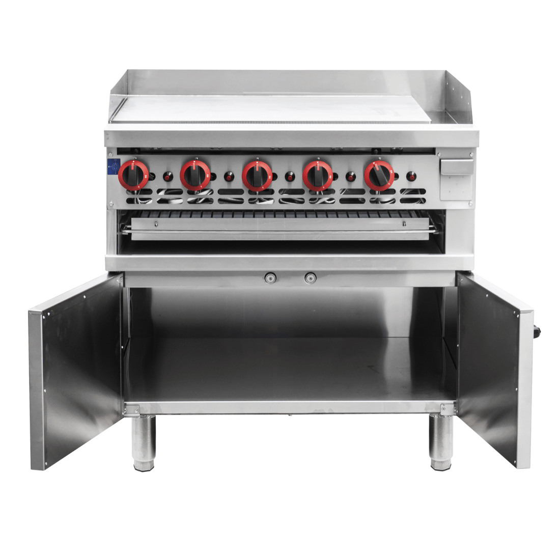 Gasmax GGS-36 - 900mm Gas Griddle and Toaster with Cabinet - image 4