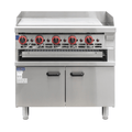 Gasmax GGS-36 - 900mm Gas Griddle and Toaster with Cabinet