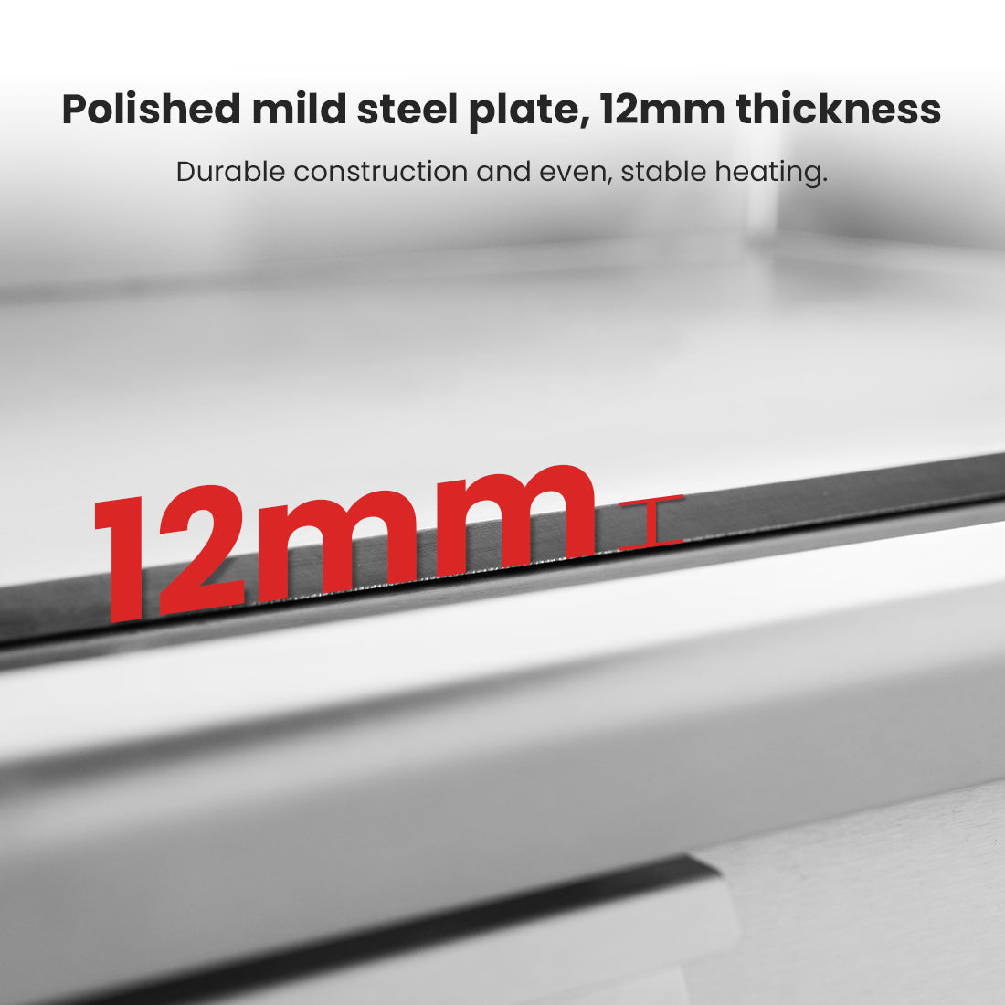 Benchstar GH-610E - Electric Griddle, 610mm, 12mm Steel Plate - image 4