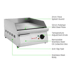 Benchstar GH-400E - Electric Griddle, 400mm, 12mm Steel Plate - image 3