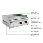 Benchstar GH-610E - Electric Griddle, 610mm, 12mm Steel Plate - image 3