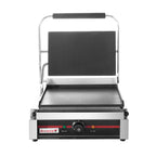 Benchstar GH-811EE - Single Contact Grill, Smooth Cast Iron Plates
