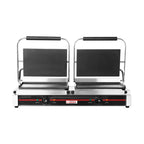 Benchstar GH-813EE - Double Contact Grill, Smooth Cast Iron Plates