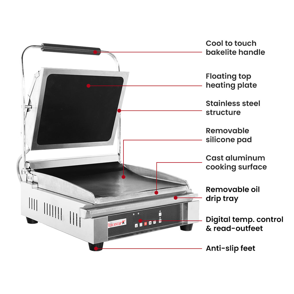 Benchstar GH-816 - Electric Grill Station with Digital Control, 9 Slice - image 3