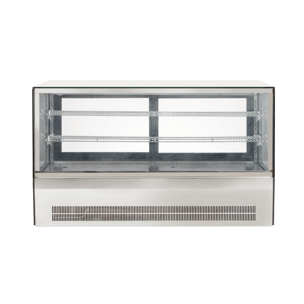 Bonvue FED GN-1200RT - 1200mm Countertop Square Glass Cold Food Display - image 2