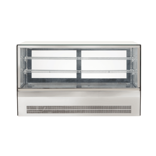 Bonvue FED GN-1200RT - 1200mm Countertop Square Glass Cold Food Display - image 2