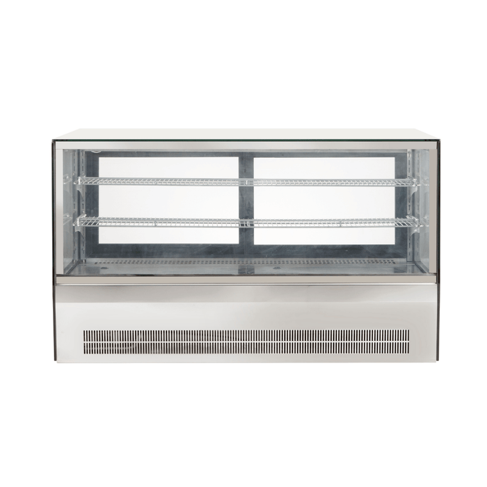 Bonvue FED GN-1200RT - 1200mm Countertop Square Glass Cold Food Display - image 2