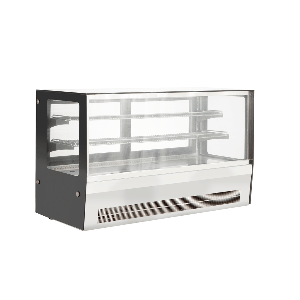 Bonvue FED GN-1200RT - 1200mm Countertop Square Glass Cold Food Display - image 3