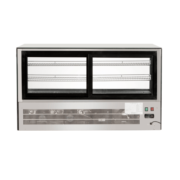 Bonvue FED GN-1200RT - 1200mm Countertop Square Glass Cold Food Display - image 5