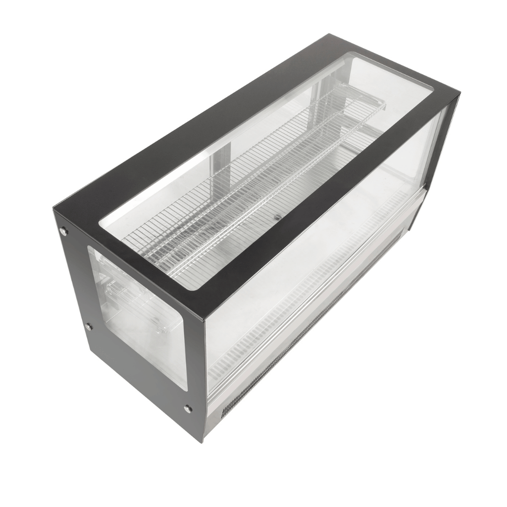 Bonvue FED GN-1200RT - 1200mm Countertop Square Glass Cold Food Display - image 6