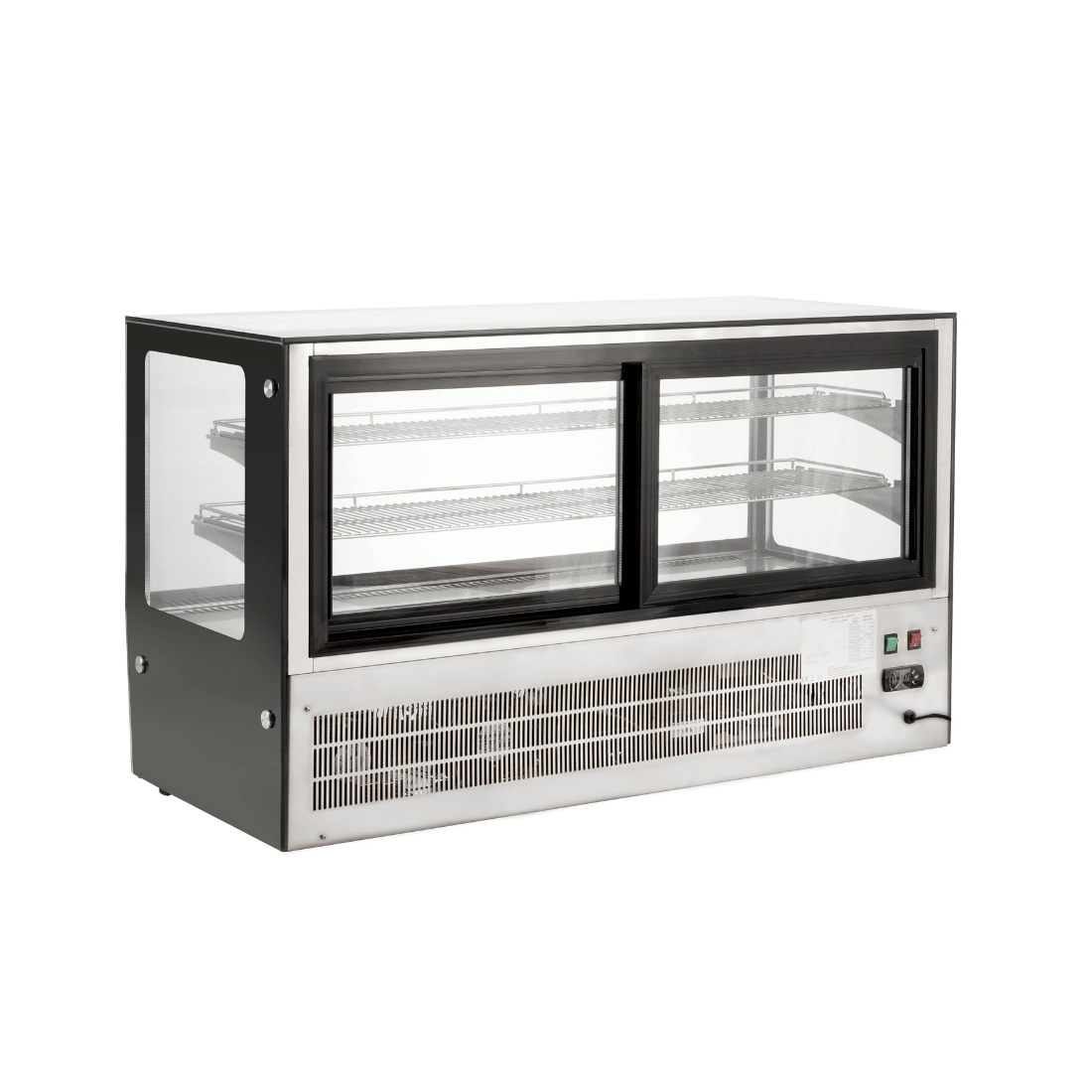 Bonvue FED GN-1200RT - 1200mm Countertop Square Glass Cold Food Display - image 4