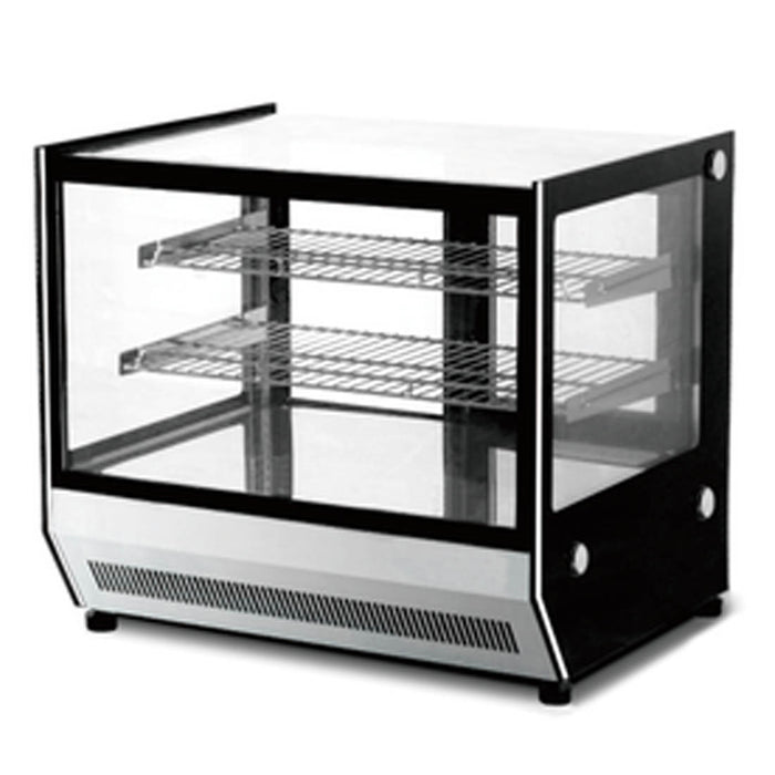 Bonvue FED GN-660HRT - 660mm Countertop Square Glass Hot Food Display