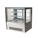 Bonvue FED GN-660RT - 660mm Countertop Square Glass Cold Food Display