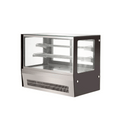 Bonvue FED GN-900RT - 900mm Countertop Square Glass Cold Food Display